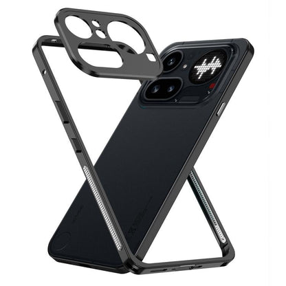 Metal Frame Heat Dissipation Phone Case with Camera Guard Ring, For Nothing Phone 4a Pro, For Nothing Phone 4a, For Nothing Phone 3, For Nothing Phone 3a, For Nothing Phone 3a Pro