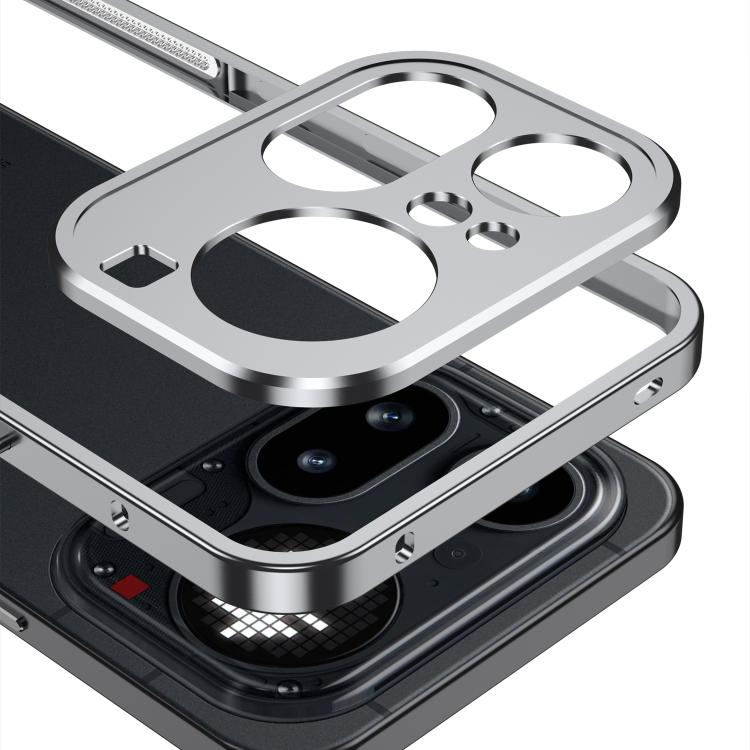 Metal Frame Heat Dissipation Phone Case with Camera Guard Ring, For Nothing Phone 4a Pro, For Nothing Phone 4a, For Nothing Phone 3, For Nothing Phone 3a, For Nothing Phone 3a Pro