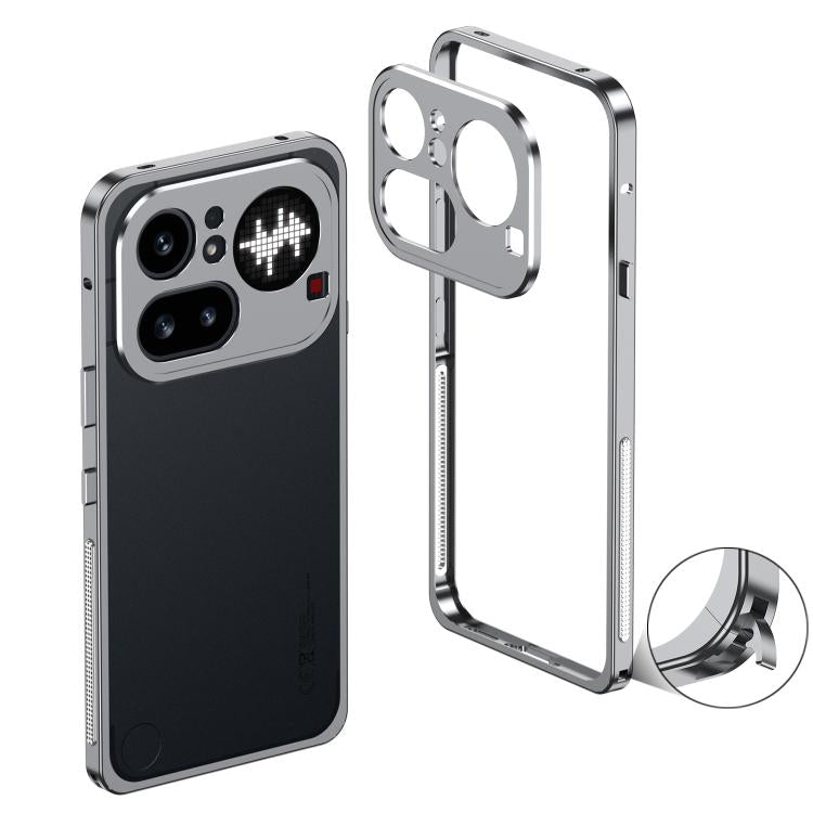 Metal Frame Heat Dissipation Phone Case with Camera Guard Ring, For Nothing Phone 4a Pro, For Nothing Phone 4a, For Nothing Phone 3, For Nothing Phone 3a, For Nothing Phone 3a Pro