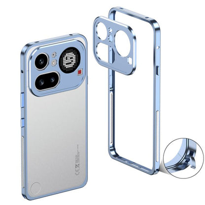 Metal Frame Heat Dissipation Phone Case with Camera Guard Ring, For Nothing Phone 4a Pro, For Nothing Phone 4a, For Nothing Phone 3, For Nothing Phone 3a, For Nothing Phone 3a Pro