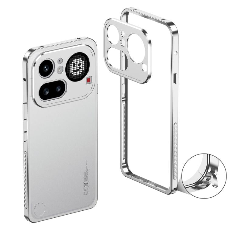Metal Frame Heat Dissipation Phone Case with Camera Guard Ring, For Nothing Phone 4a Pro, For Nothing Phone 4a, For Nothing Phone 3, For Nothing Phone 3a, For Nothing Phone 3a Pro