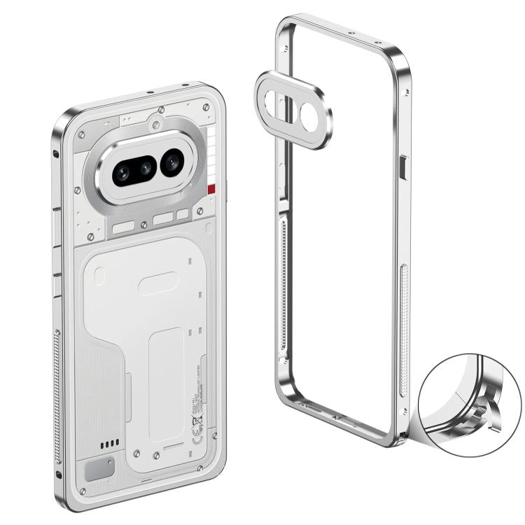 Metal Frame Heat Dissipation Phone Case with Camera Guard Ring, For Nothing Phone 4a Pro, For Nothing Phone 4a, For Nothing Phone 3, For Nothing Phone 3a, For Nothing Phone 3a Pro