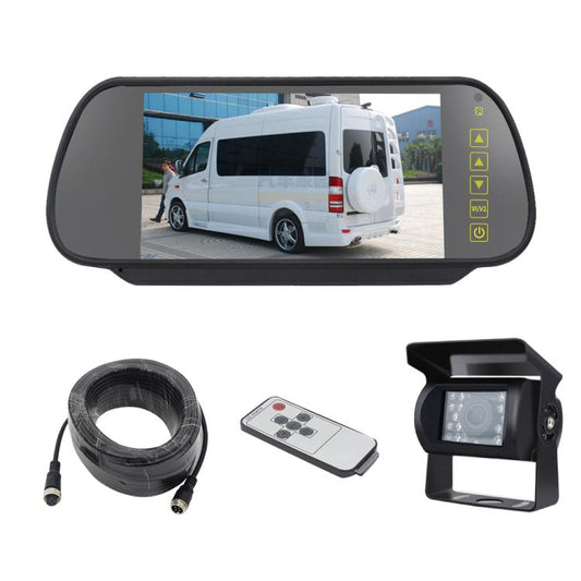 7 inch IPS HD Screen AHD Touch Button Car Reversing Rearview Camera Monitor Kit, Car Rearview Camera Monitor Kit