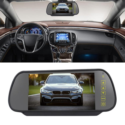 7 inch IPS HD Screen AHD Touch Button Car Reversing Rearview Camera Monitor Kit, Car Rearview Camera Monitor Kit