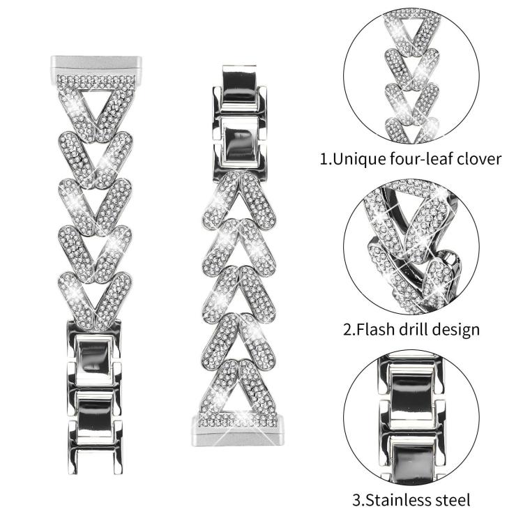 20mm xDfind Small Twist Diamond Metal Watch Band