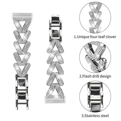 20mm xDfind Small Twist Diamond Metal Watch Band