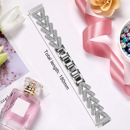 20mm xDfind Small Twist Diamond Metal Watch Band