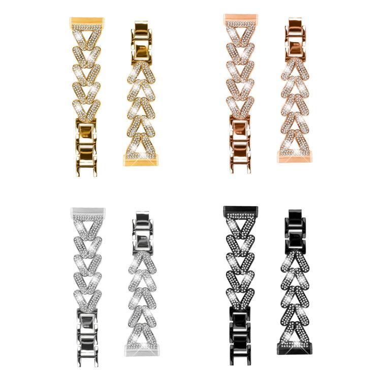 20mm xDfind Small Twist Diamond Metal Watch Band