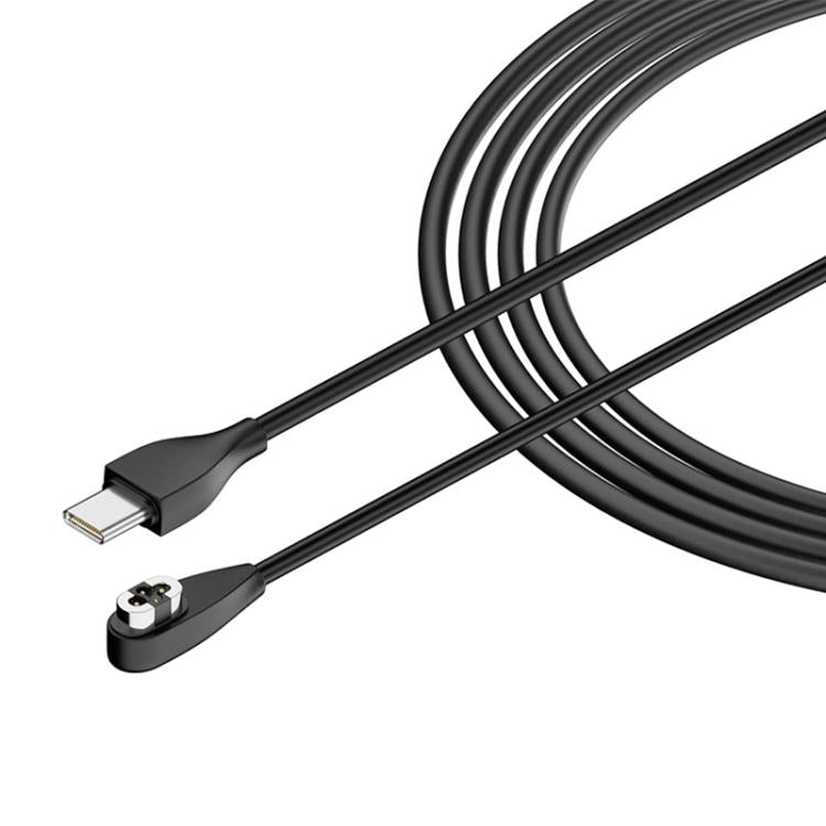 Bone Conduction Earphone Magnetic Charging Cable For Shokz OpenSwim Pro S710, USB to 4 Pin, Type-C to 4 Pin
