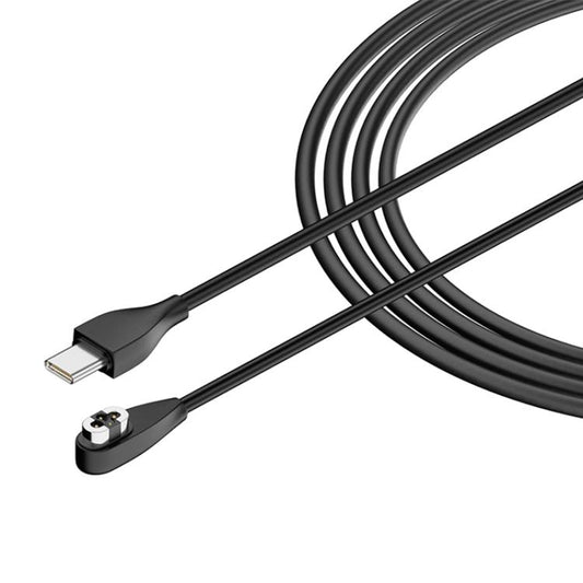 Bone Conduction Earphone Magnetic Charging Cable For Shokz OpenSwim Pro S710, USB to 4 Pin, Type-C to 4 Pin