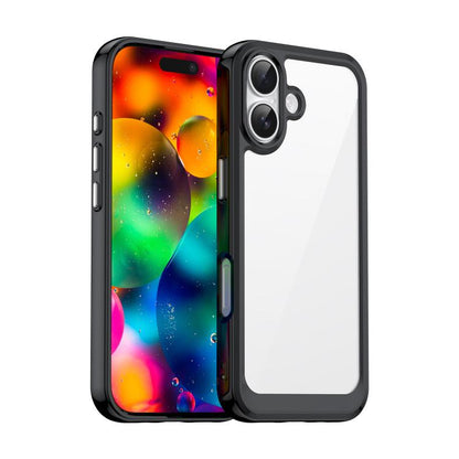 Colorful Series Acrylic + TPU Phone Case, For iPhone 18, For iPhone 18 Pro, For iPhone 18 Pro Max, For iPhone 17 Pro Max, For iPhone 17 Pro, For iPhone 17, For iPhone 17 Air