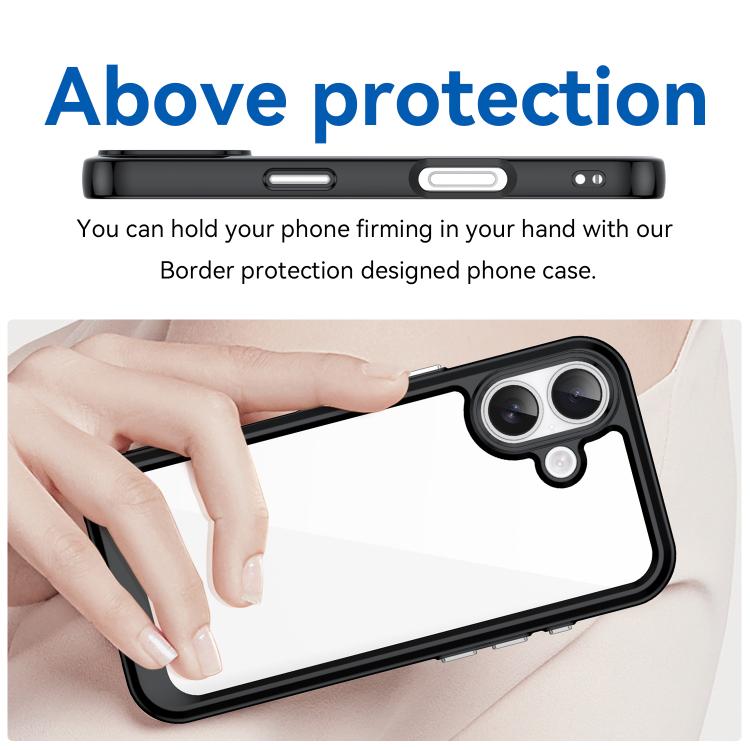 Colorful Series Acrylic + TPU Phone Case, For iPhone 18, For iPhone 18 Pro, For iPhone 18 Pro Max, For iPhone 17 Pro Max, For iPhone 17 Pro, For iPhone 17, For iPhone 17 Air