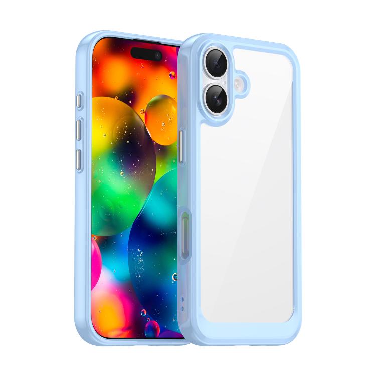 Colorful Series Acrylic + TPU Phone Case, For iPhone 18, For iPhone 18 Pro, For iPhone 18 Pro Max, For iPhone 17 Pro Max, For iPhone 17 Pro, For iPhone 17, For iPhone 17 Air