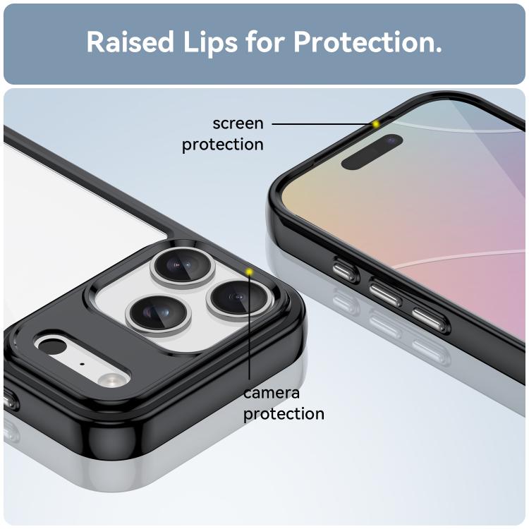 Colorful Series Acrylic + TPU Phone Case, For iPhone 18 Pro, For iPhone 18 Pro Max, For iPhone 17 Pro Max, For iPhone 17 Pro, For iPhone 17, For iPhone 17 Air