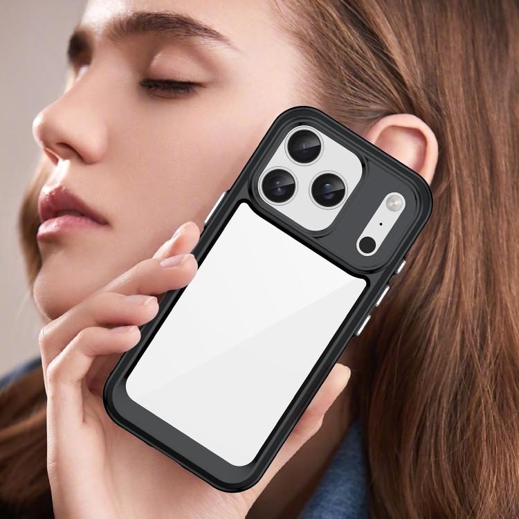 Colorful Series Acrylic + TPU Phone Case, For iPhone 18 Pro, For iPhone 18 Pro Max, For iPhone 17 Pro Max, For iPhone 17 Pro, For iPhone 17, For iPhone 17 Air