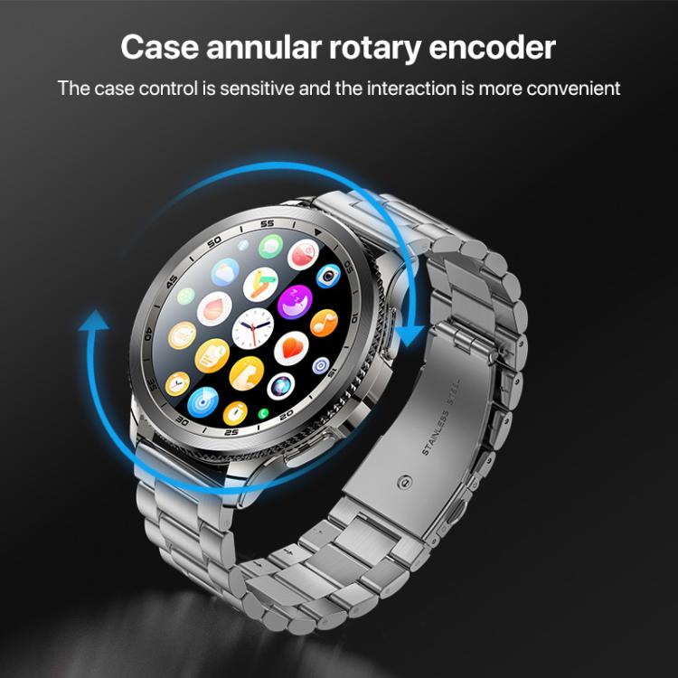 Yesido IO34 1.43 inch AMOLED Screen Metal Smart Watch Support BT Call, IO34