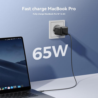 JOYROOM TCG18 65W GaN USB-C / Type-C Port Mini Charger, EU Plug, UK Plug