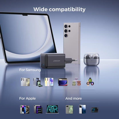 JOYROOM TCG18 65W GaN USB-C / Type-C Port Mini Charger, EU Plug, UK Plug