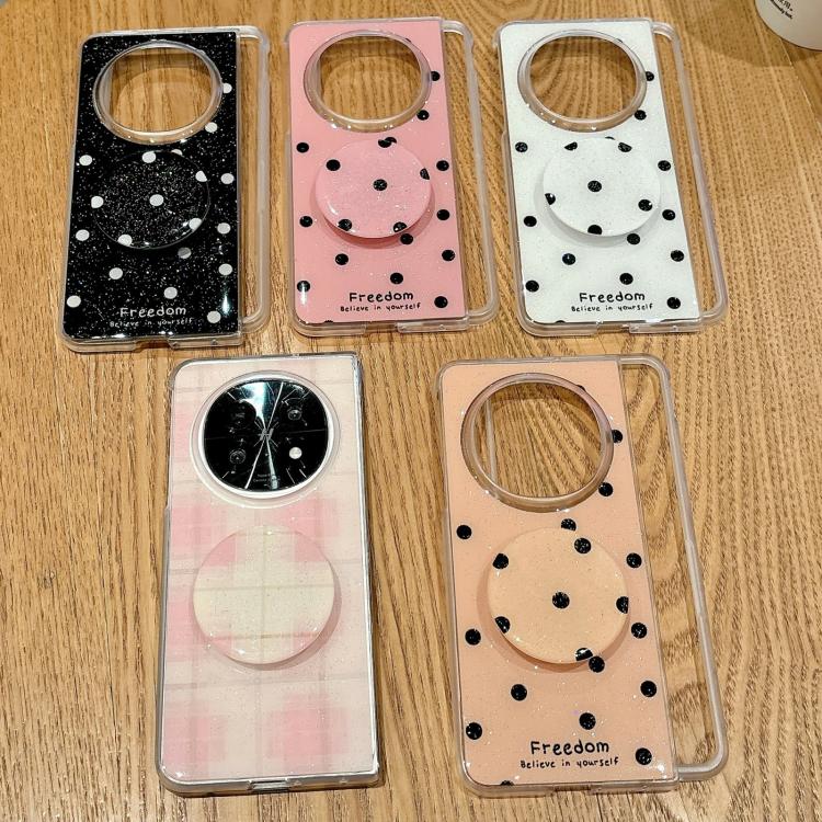 Glitter Powder Dots Pattern Phone Case with Holder