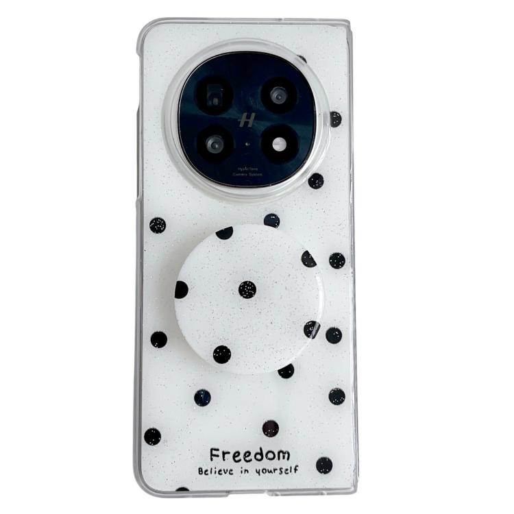 Glitter Powder Dots Pattern Phone Case with Holder