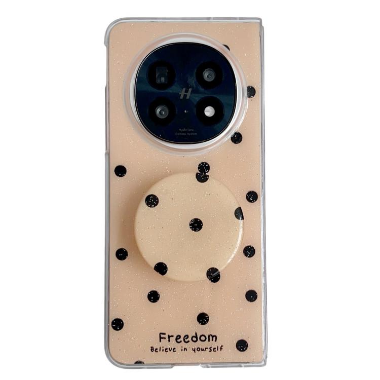 Glitter Powder Dots Pattern Phone Case with Holder