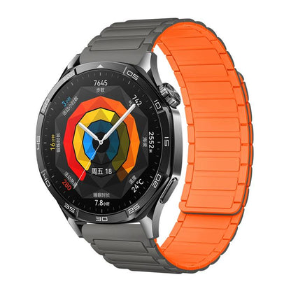 Tri-beads Magnetic Silicone Watch Band, 18mm, 20mm, 22mm