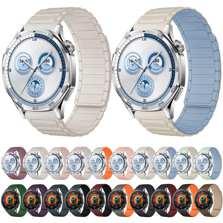 Tri-beads Magnetic Silicone Watch Band, 18mm, 20mm, 22mm
