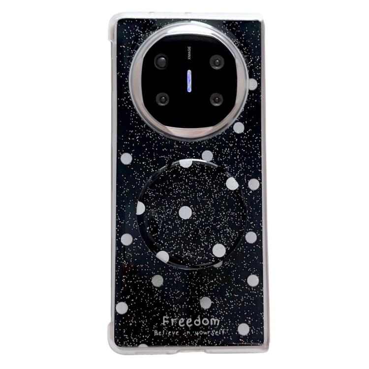 Glitter Powder Dots Pattern Phone Case with Holder