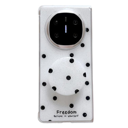 Glitter Powder Dots Pattern Phone Case with Holder