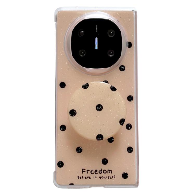 Glitter Powder Dots Pattern Phone Case with Holder