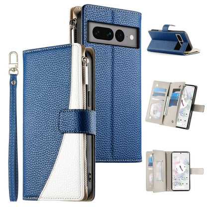 Stitching Multi-card Zipper Wallet Leather Phone Case with Short Strap, For Google Pixel 11 Pro XL, For Google Pixel 11 / Pixel 11 Pro, For Google Pixel 10a, For Google Pixel 9 Pro XL / Pixel 10 Pro XL, For Google Pixel 9 / 9 Pro / 10 / 10 Pro         ...