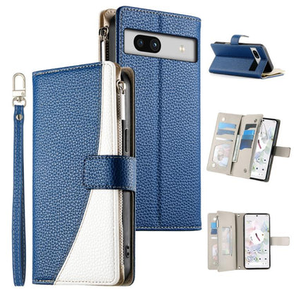 Stitching Multi-card Zipper Wallet Leather Phone Case with Short Strap, For Google Pixel 11 Pro XL, For Google Pixel 11 / Pixel 11 Pro, For Google Pixel 10a, For Google Pixel 9 Pro XL / Pixel 10 Pro XL, For Google Pixel 9 / 9 Pro / 10 / 10 Pro         ...