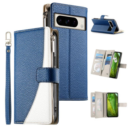 Stitching Multi-card Zipper Wallet Leather Phone Case with Short Strap, For Google Pixel 11 Pro XL, For Google Pixel 11 / Pixel 11 Pro, For Google Pixel 10a, For Google Pixel 9 Pro XL / Pixel 10 Pro XL, For Google Pixel 9 / 9 Pro / 10 / 10 Pro         ...
