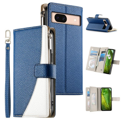 Stitching Multi-card Zipper Wallet Leather Phone Case with Short Strap, For Google Pixel 11 Pro XL, For Google Pixel 11 / Pixel 11 Pro, For Google Pixel 10a, For Google Pixel 9 Pro XL / Pixel 10 Pro XL, For Google Pixel 9 / 9 Pro / 10 / 10 Pro         ...