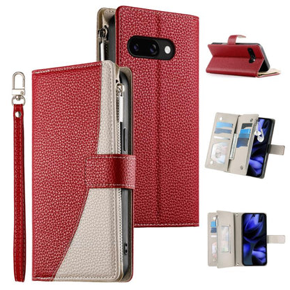 Stitching Multi-card Zipper Wallet Leather Phone Case with Short Strap, For Google Pixel 11 Pro XL, For Google Pixel 11 / Pixel 11 Pro, For Google Pixel 10a, For Google Pixel 9 Pro XL / Pixel 10 Pro XL, For Google Pixel 9 / 9 Pro / 10 / 10 Pro         ...