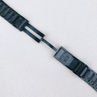 Tri-beads Side-detachable Buckle Stainless Steel Watch Band, 22mm