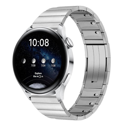 One-beads Side-detachable Buckle Stainless Steel Watch Band, 22mm