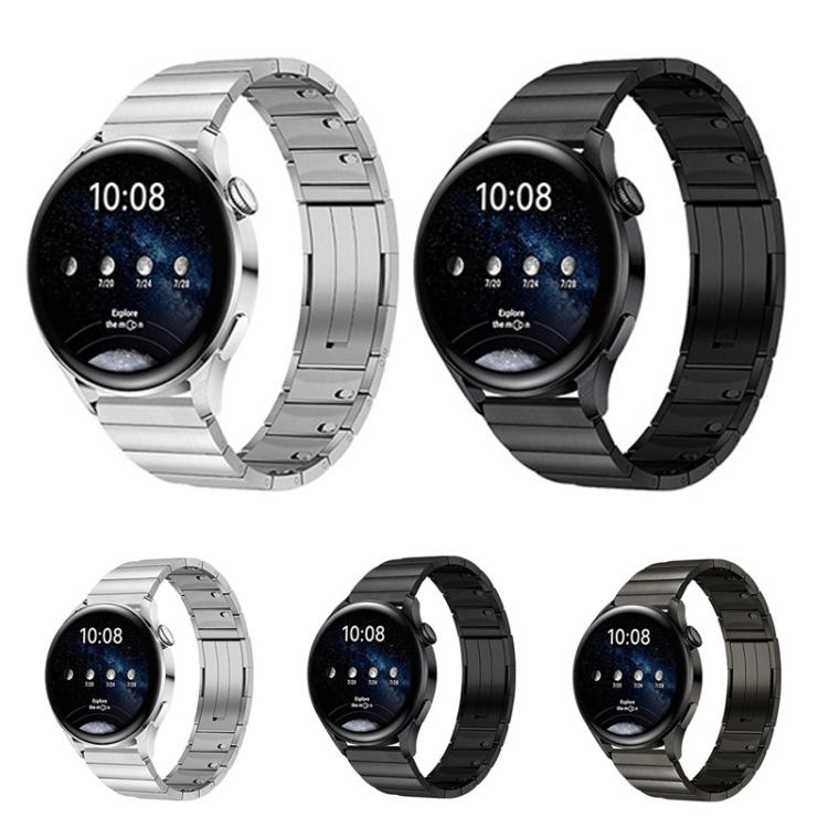 One-beads Side-detachable Buckle Stainless Steel Watch Band, 22mm