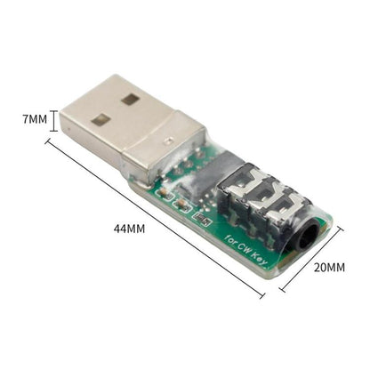 For VBand Morse Code CW Key Trainer Mobile Phone Computer Code Connector