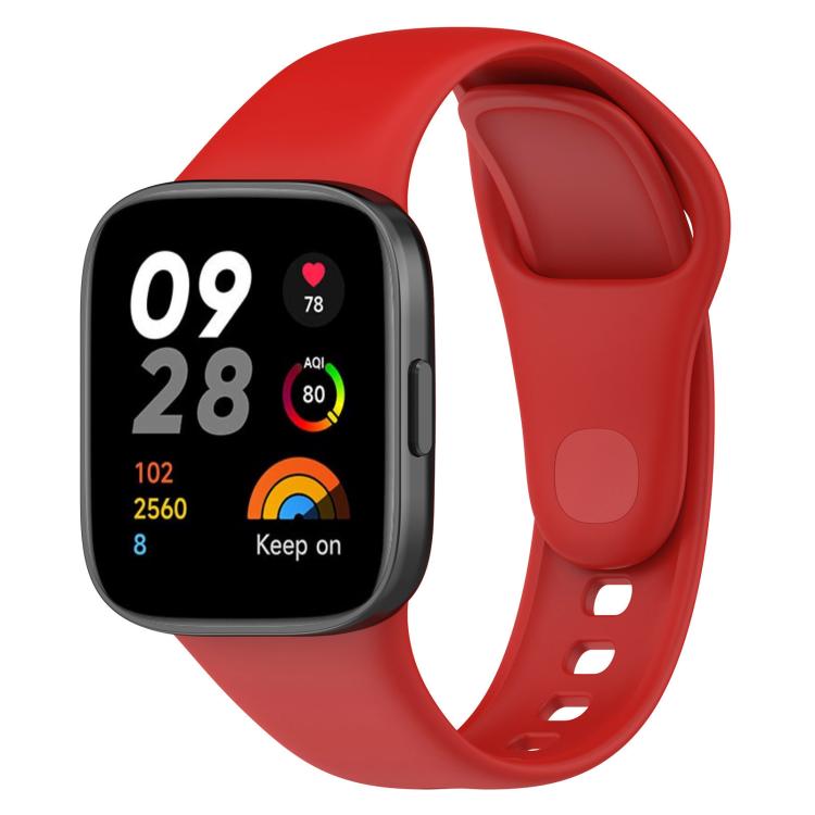 xDfind Solid Color Silicone Watch Band, with Button, For Redmi Watch 3