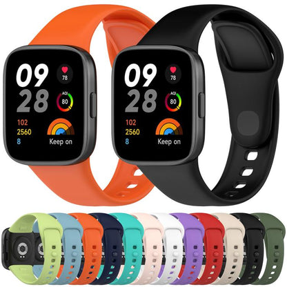xDfind Solid Color Silicone Watch Band, with Button, For Redmi Watch 3