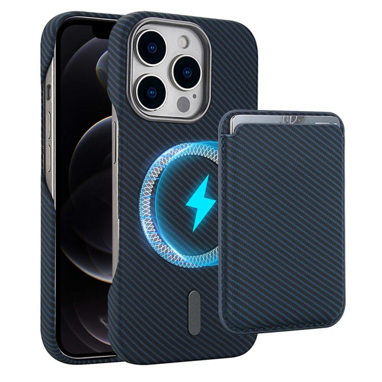 Carbon Fiber MagSafe Magnetic Card Holder Phone Case