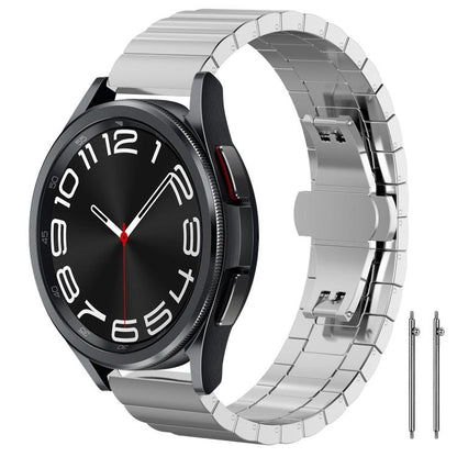 xDfind One-bead Bamboo Solid Stainless Steel Watch Band, 18mm, 20mm, 22mm, 14mm