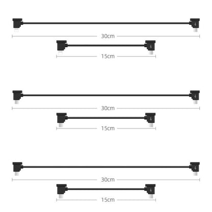 BRDRC Converting Data Cable for DJI Mini 4 Pro / Mavic 3 / Air 2 / Air 2S, 15cm Type-C to Type-C, 30cm Type-C to Type-C