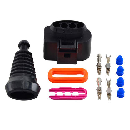 1 Set For Audi A7 3.0T 2016 Car Ignition Coil Connector Repair Kit, Small Size 1J0973704, Small Size