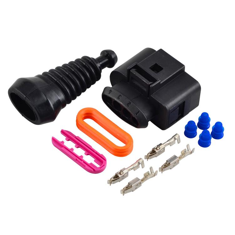 1 Set For Audi A7 3.0T 2016 Car Ignition Coil Connector Repair Kit, Small Size 1J0973704, Small Size
