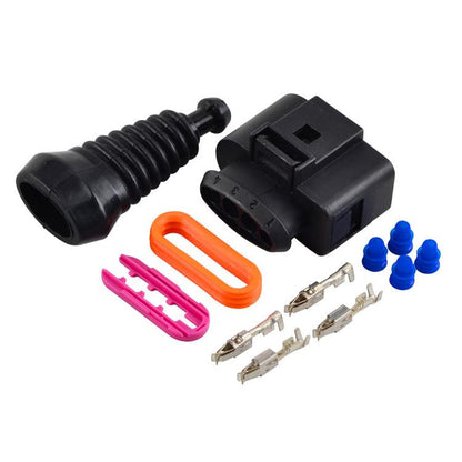 1 Set For Audi A7 3.0T 2016 Car Ignition Coil Connector Repair Kit, Small Size 1J0973704, Small Size