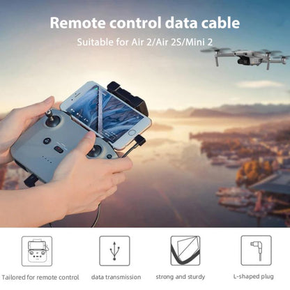 BRDRC Datenkabel für DJI Mavic Air 2 / Air 2S / Mini 2, 30cm Type-C auf Type-C, 30cm Type-C auf Android, 30cm Type-C auf 8 Pin