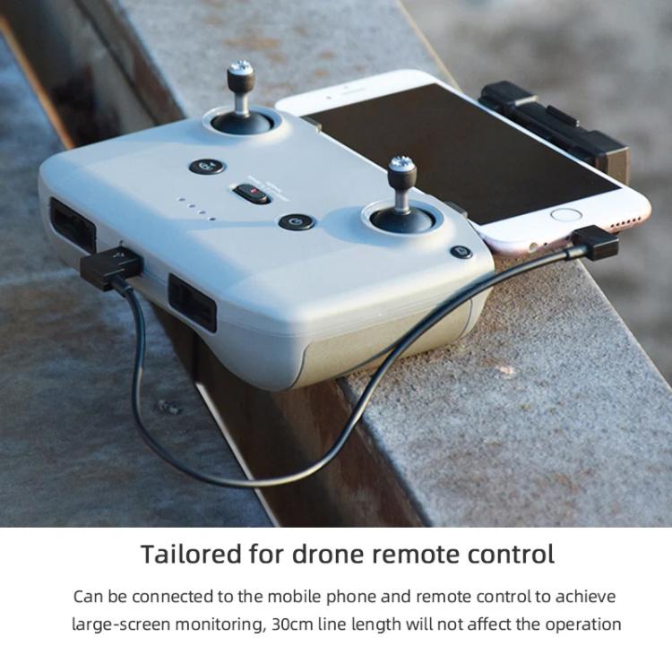BRDRC Datenkabel für DJI Mavic Air 2 / Air 2S / Mini 2, 30cm Type-C auf Type-C, 30cm Type-C auf Android, 30cm Type-C auf 8 Pin