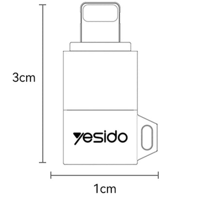 Yesido GS27 Type-C Female to 8 Pin Male Charging Adapter